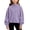 Purple, variant on Hzzrkos Girls Corduroy Mock Neck Sweatshirt Long Sleeve Casual Pullover Tunic Top Soft Textured Shirt with Side Slit Hem Relaxed Daily School Travel Wear Pink