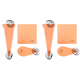 thumbnail image 1 of Herramienta de limpieza para saxofón y clarinete, paño de limpieza para cámara interior (3 piezas) (naranja), 1 of 8