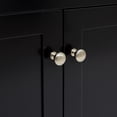 thumbnail image 2 of Ariel Hamlet 37 In. Left Offset Rectangle Sink Vanity With 0.75 In. Carrara White Countertop In Black, 2 of 11