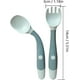 thumbnail image 2 of cucharas y tenedores de entrenamiento para la alimentación infantil, vajilla de aprendizaje para niños (azul), 2 of 5