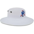 thumbnail image 3 of Men's New Era White New England Patriots 2023 NFL Training Camp Throwback Panama Bucket Hat, 3 of 4