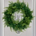 thumbnail image 2 of Northlight Woodcrest Pine Artificial Christmas Wreath - 24-Inch, Unlit, 2 of 4