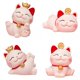 thumbnail image 1 of 4 Figuritas de Gato de La , Escultura Shui, Decoración de Gato de Bienvenida para Oficina Macarena Estatua del gato de la suerte, 1 of 5