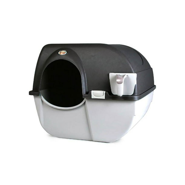 Omega Paw Roll 'N Clean Self Cleaning Covered Cat Kitten Litter Box