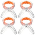 thumbnail image 4 of Shisuyan Windproof Clothes Line Clip Metal Rectangular For Families Traveling 4Pcs 12x7cm, 4 of 8