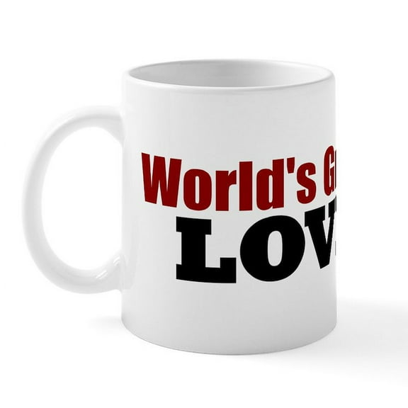 CafePress - World's Greatest Lover Mug - 11 oz Ceramic Mug - Novelty Coffee Tea Cup