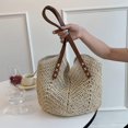 thumbnail image 4 of Kukuzhu Straw Bag for Women Summer Tote Large Beach Bag Handmade Weaving Shoulder Bag Purse Straw Handbag, 4 of 7