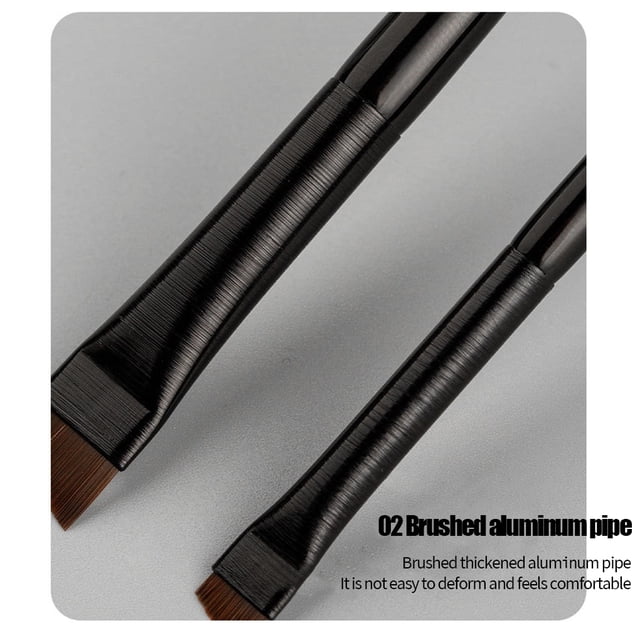 5/10/20/50Pcs Sourcils Brosses Professionnelles Eye-Liner Brosses Multifonctions Petites Femmes Angle Outil de Maquillage Outils Cosmétiques Réutilisables A101(20pcs)