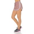 thumbnail image 3 of Auliné Collection Womens Sports Exercise Workout Fitness Gym Yoga Running Shorts Mauve SM, 3 of 4