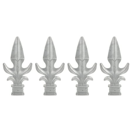 

NUOLUX 4pcs Ornamental Fence Topper Fence Spear Head Practical Fence Finial for Yard