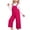 Hot Pink, variant on felwors Wide Leg Overalls for Kids Girl Boy Baggy Straight Sleeveless Jumpsuits Spaghetti Strap Summer Bib Overall(Hot Pink,8-9 Years)