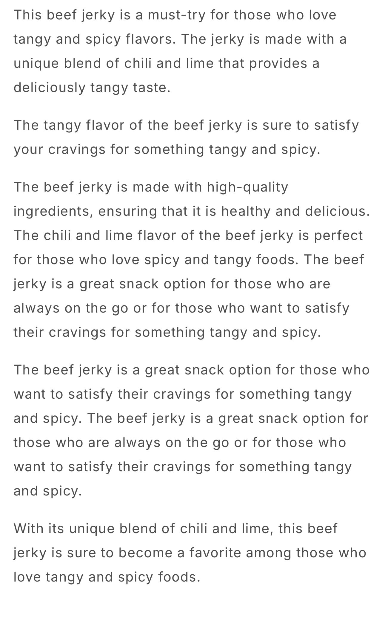 carne seca crunchy premium beef jerky red powder fuego hot mexican snack Texas made 2.6 oz.