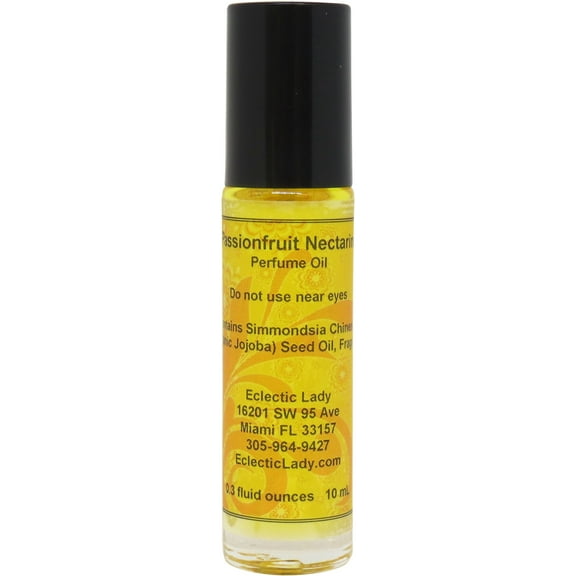 Passionfruit Nectarine Perfume Oil, 0.3 Oz Portable Roll-On Fragrance