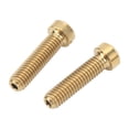 thumbnail image 2 of 2 uds tornillo de perno de vástago de bicicleta M6 23,5mm aleación de titanio antioxidante a prueba de herrumbre fijación segura M6 tornillo de bicicleta para bicicleta oro, 2 of 10