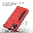 thumbnail image 3 of Dteck Case for Apple iPhone 11 Pro Max 6.5-inch, Luxury Magnetic Skin-Friendly Feel Leather Card Holder Wallet Case Folio Kickstand Cover,Red, 3 of 8