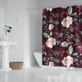 thumbnail image 3 of Waterproof Pioneer Shower Curtain 84x72 Inch Polyester Unique Colorful Floral Shower Curtain for Bathroom Hotel Home Decor with 12 Plastic Hooks, 3 of 5