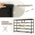 thumbnail image 3 of EnHomee Wide Dresser for Bedroom 13 Drawer Dresser TV Stand Fabric Dresser Organizer for Bedroom Lond Dresser TV Console Storage Unit for Living Room Closet Entryway, Light Gray, 3 of 12
