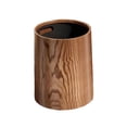 thumbnail image 3 of Papelera de madera, contenedor de basura, papelera moderna para baño, oficina, 12L, 3 of 9