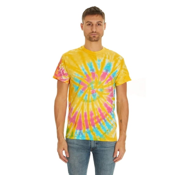 Tie Dye Style T-Shirts for Men and Women - Multi Color Tops by Krazy Tees