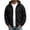 Black, variant on Mens Zip Up Hoodie Fall Essentials Jackets Light Weight Long Sleeve Sweatshirt Plain Fall Clothes Cool Gym Lightweight Workout M