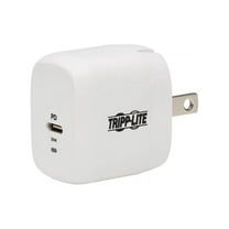 Tripp Lite USB-C Wall Charger Compact 1-Port GaN Technology, 20W PD 3.0 Charging, White (u280-w01-20c1-g)