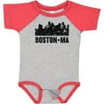 thumbnail image 3 of Inktastic Boston Massachusetts City Skyline with Grunge Boys or Girls Baby Bodysuit, 3 of 5