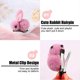 thumbnail image 4 of Bunny Hair Clips for Girls Cute Hair Bands Bunny Hairpins Hair Scrunchies Cute Hair Clips Bunny Baby Hair Clip Easter Plush Bunny Hair Band, 4 of 5