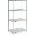 thumbnail image 2 of Global Industrial 24247C Nexel Chrome Wire Shelving, 24 x 24 x 74 in., 2 of 4