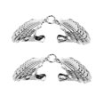thumbnail image 1 of Moluckfu 2Pcs Sweater Clips Zinc Alloy Vintage Design Shawl and Scarf Closure Clips, 1 of 6
