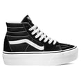 thumbnail image 1 of Tenis Mujer Vans Alto Casual Textil Tela Comodos Urbanos Sport Ajustables Cordones negro 25.5, 1 of 3
