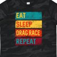 thumbnail image 4 of Inktastic Drag Racing Eat Sleep Drag Race Repeat Boys or Girls Toddler T-Shirt, 4 of 5