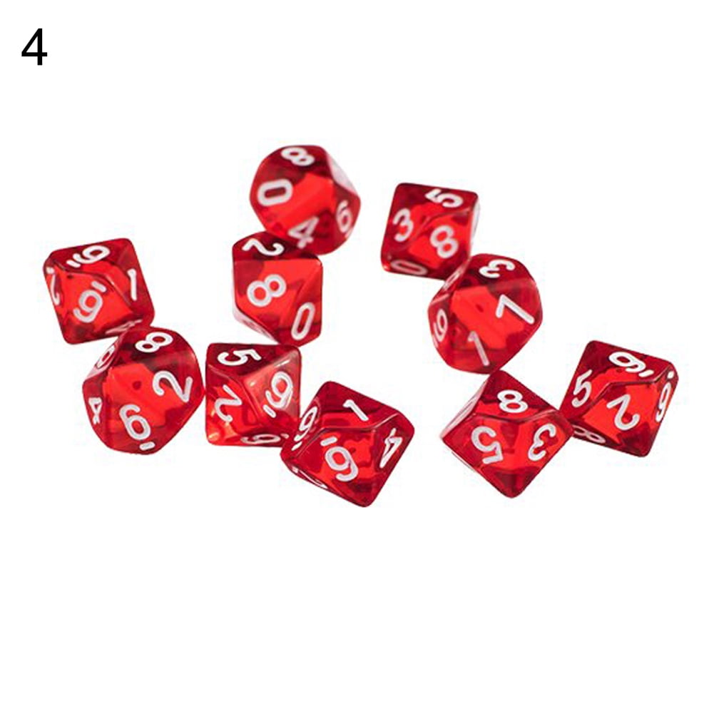 Anniston Kids Toys Yellow 10pcs 10Pcs Transparent Polyhedral D10 Dice Dungeons Dragons Game Party Pub Supplies Classic Toys for Children Toddlers Boys Girls Anniston Kids Toys Yellow 10pcs 10Pcs Transparent Polyhedral D10 Dice Dungeons Dragons Game Party Pub Supplies Classic Toys for Children Toddlers Boys Girls