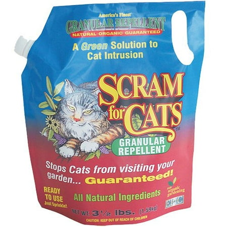 America's Finest Scram for Cats Granular Repellent, Organic cat repellent naturally trains cats to keep out of your garden By AmericaS Finest (Best Way To Keep Cats Out Of Your Garden)