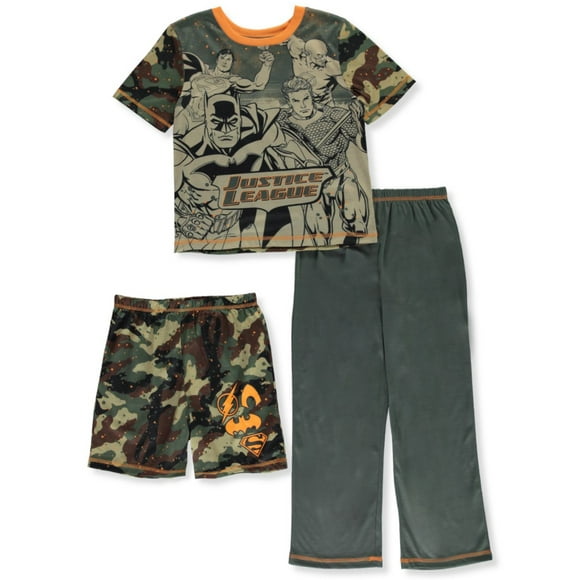Justice League Boys' 3-Piece Pajama Set