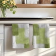 thumbnail image 7 of Sage Green Abstract Kitchen Towels Set of 3, Grey Geometric Oil Painting Vintage Absorbent Dish Towels for Kitchen, Microfiber Hand Towel, Quick Drying Tea Towel for Cleaning Decorative Dishcloths, 7 of 7