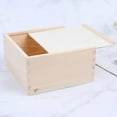 thumbnail image 3 of SHISUYAN 1Pc Wooden Jewelry Case Simple Design Beige for Rings Bracelet Birthdays Anniversaries, 3 of 8