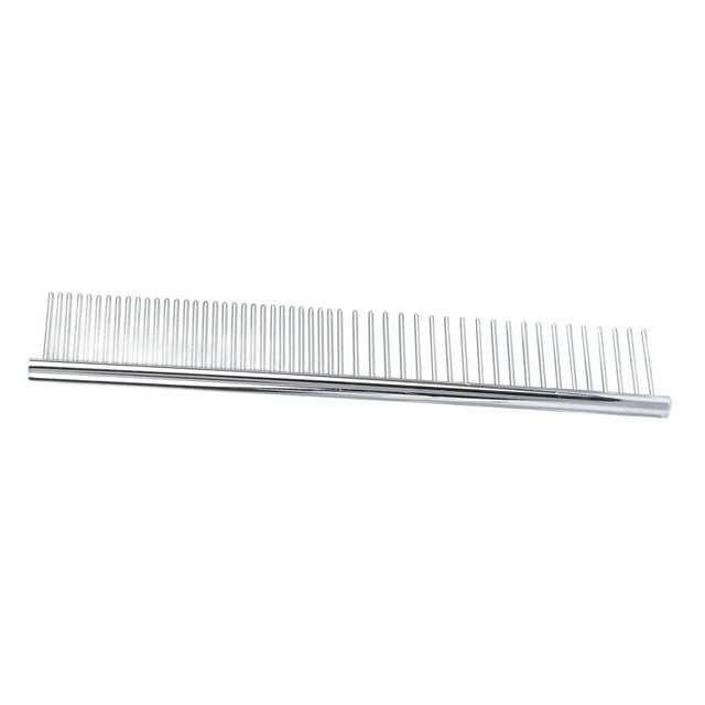 Pet Comb, Knots Removal Rounded Ends Cat Grooming Comb Professional for Short Haired Pets 92426 S