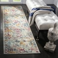 thumbnail image 3 of SAFAVIEH Madison Ognen Overdyed Geometric Area Rug, Light Grey/Fuchsia, 4' x 6', 3 of 9