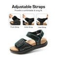 thumbnail image 2 of DREAM PAIRS Women's Hiking Sandals Arch Support Walking Sandals with Orthotic Thick Cushiony Footbed Adjustable Strap for Plantar Fasciitis, 2 of 6