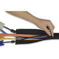thumbnail image 3 of Cable Cover, Cable Sheath [Pack of 4, 48cm] Office Cable Pass, Cable Cover Box, Computer Cable Sheath, Flexible Electrical Wire Organizer, 3 of 5