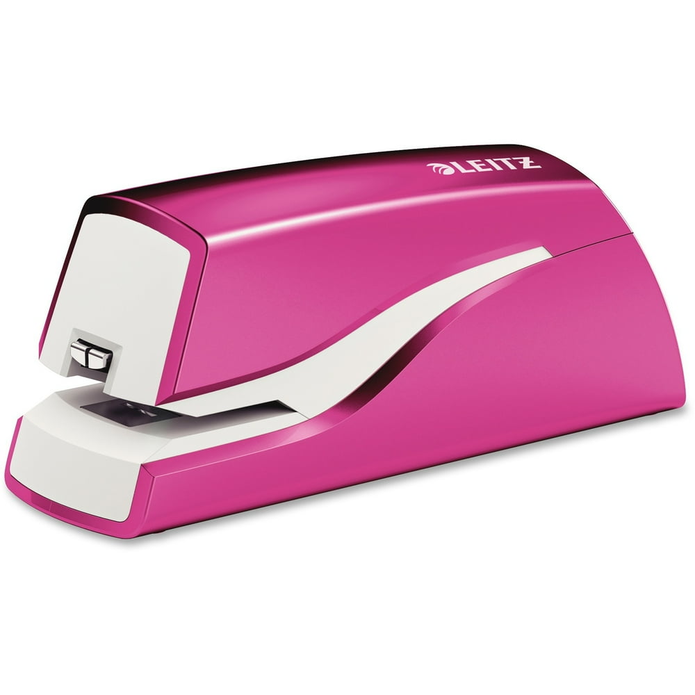 Leitz, LTZ55667023, NeXXt Series WOW Electric Stapler, 1 Each, Pink