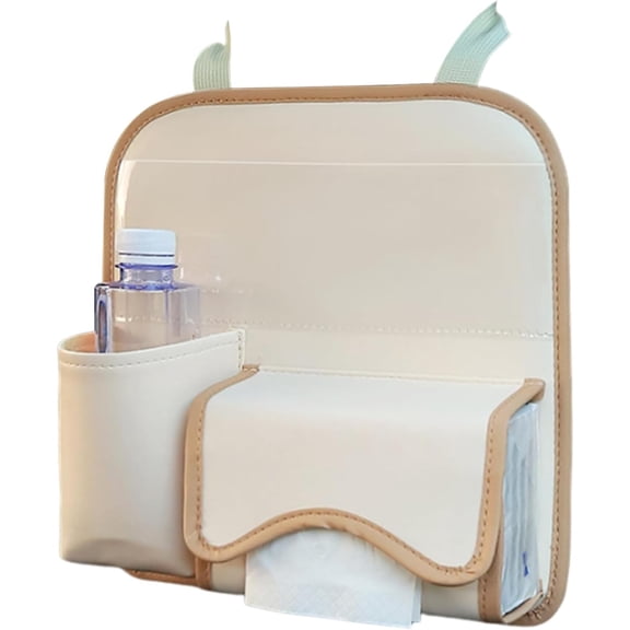 Car Seat Organizer with Tissue Holder, Backseat for SUV, Truck, Sedan