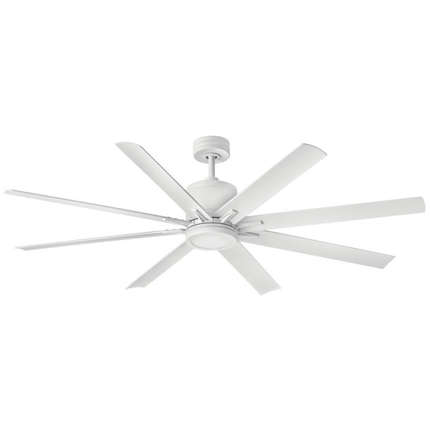 Hinkley Lighting 902466f Lwd Vantage 66 8 Blade Led Indoor Outdoor Ceiling Fan White Com Hinkley Lighting 902466f Lwd Vantage 66, Black 8 Blade Ceiling Fan