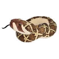 Wild Republic Snakesss West Diamond,Stuffed Animal, Soft Toy, Gifts for Kids, 54 Inches