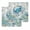 Blue, variant on Teal Crabs Coastal Kitchen Dish Towels for Drying Dishes Set of 2, Summer Beach Coral Nautical Ocean Waffle Weave Microfiber Hand Tea Bathroom Towels Quick Dry & Absorbent Towel 12x12