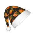 thumbnail image 2 of Balery Orange Pumpkin Pattern Santa Hat Christmas Hat Funny Christmas Hat Christmas Knitted Beanie Hat For Kids, 2 of 6