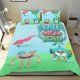 thumbnail image 1 of Lale Ki Lolu Conjunto de sábanas temático, trío de piezas, cómodo y amigable con la piel, diseño único, regalo de decoración para el hogar para familiares, amigos y fans,173cm *218cm, 1 of 6