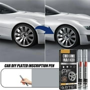 Clearance! Liquid Mirror Finish Paint Pen Waterproof Silver Art Marker UKS L4X7