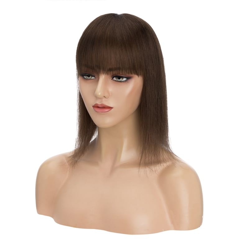 Real Human Hair Topper No Bangs 13x15cm Silk Base 150% Density Clip In 13x15cm Silk Base Hair Toppers 10–18 main image 3
