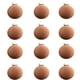 thumbnail image 1 of 12 Pcs Velvet Christmas Balls Bulk Flocked Christmas Tree Ball Ornaments Plastic Balls Xmas Decorative Hanging Ornaments Christmas Tree Decoration (Brown,3.14 Inch), 1 of 7